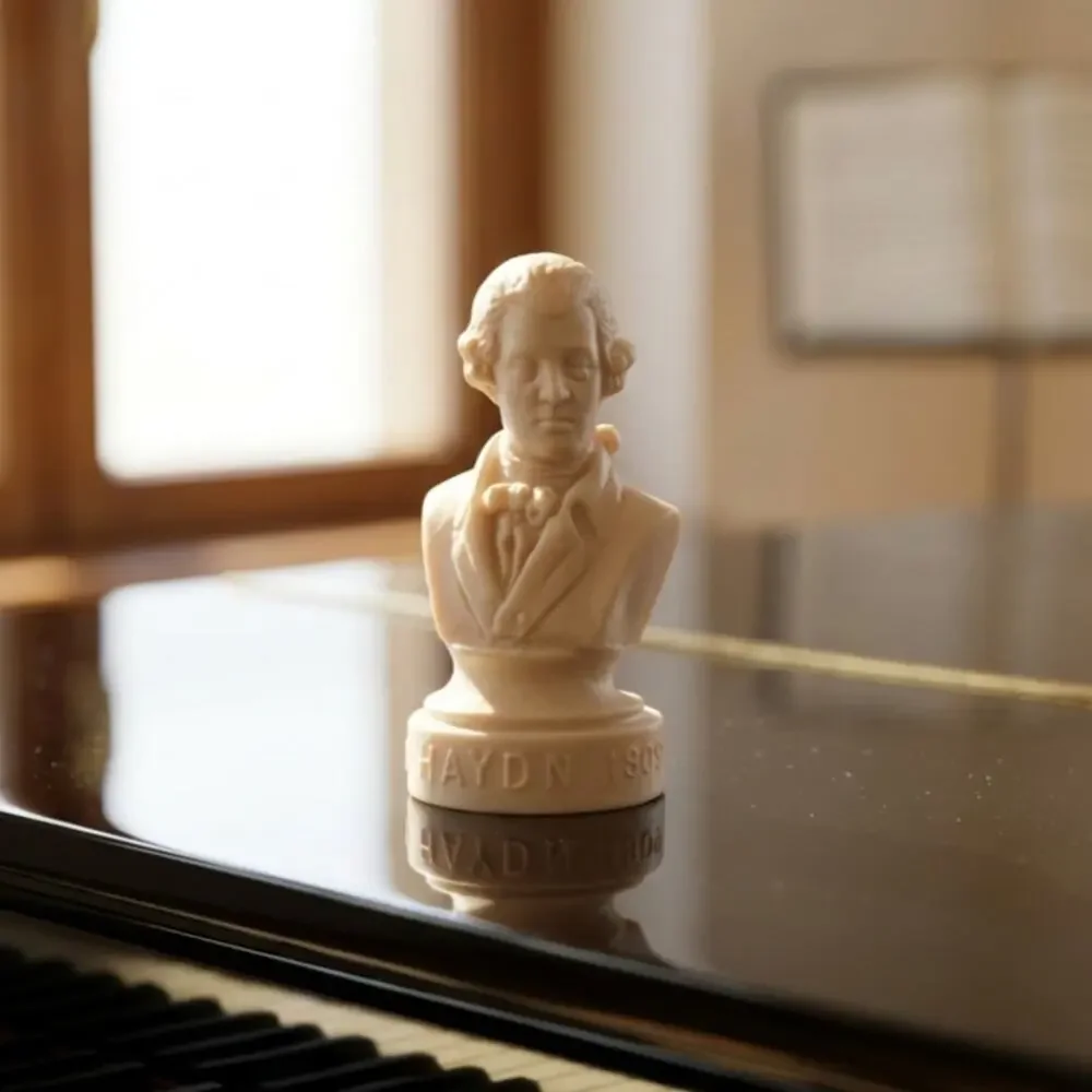 Vintage Halbe Haydn Plastic Bust | 4.5